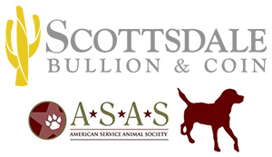Scottsdale Bullion and Coint with American Service Animal Society (ASAS)