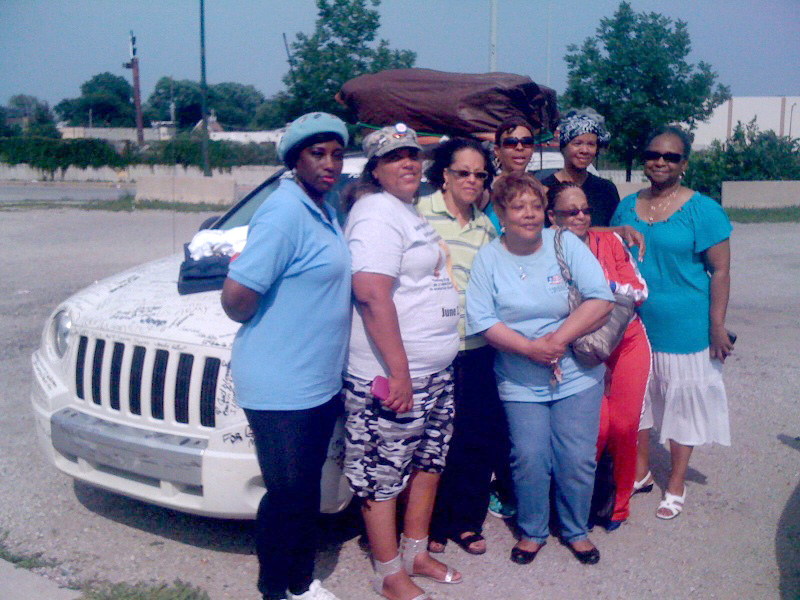 Lisa Groves an Army veteran from West Virginia is traveling across 49 states to bring awareness to homeless veterans. Her stop in Chicago over the 4th of July resulted in her meeting with her sister women veterans from the National Women Veterans United and joining the organization. 