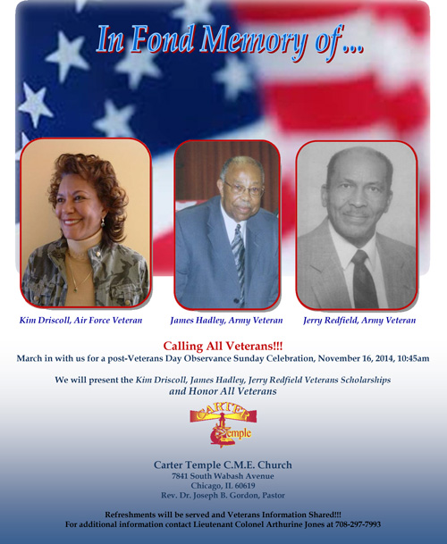 Veterans Observance Sunday