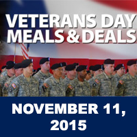 Veterans Day Deals 2015